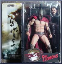 King Leonidas from 300 - Series 1 manufactured by Neca [Front]