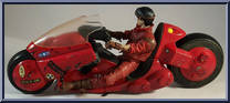 Kaneda on Motorcycle from 3D Animation from Japan - Akira manufactured by McFarlane [Loose]