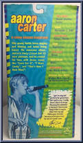 Aaron Carter (Black Shirt) from Aaron Carter - Basic Series manufactured by Play Along [Back]