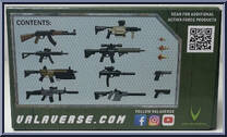 Weapons Pack Alpha from Action Force - Series 1 manufactured by Valaverse [Back]
