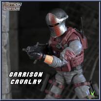 Garrison Cavalry (Reissue) from Action Force - Series 5 manufactured by Valaverse [Loose]