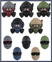 Tactical Head Gear Action Figure