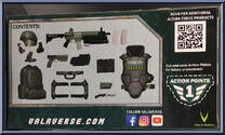 Urban Gear Set from Action Force - Series 1 manufactured by Valaverse [Back]