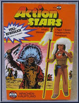 Apache Chief from Action Stars - Basic Series manufactured by Plasty Airfix [Front]