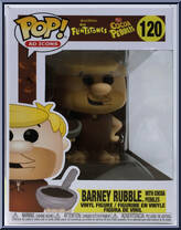 Barney Rubble with Cocoa Pebbles from Ad Icons - Pop! Vinyl Figures manufactured by Funko [Front]