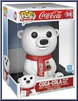 Coca-Cola Polar Bear (10" Scale) from Ad Icons - Pop! Vinyl Figures manufactured by Funko [Front]