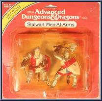 Stalwart Men at Arms  from Advanced Dungeons & Dragons - PVC Figures manufactured by LJN [Front]