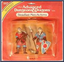 Steadfast Men at Arms from Advanced Dungeons & Dragons - PVC Figures manufactured by LJN [Front]