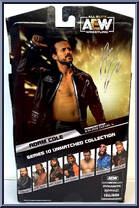 Adam Cole (Chase) from AEW - Unmatched - Series 10 manufactured by Jazwares [Back]