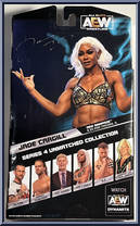 Jade Cargill from AEW - Unmatched - Series  4 manufactured by Jazwares [Back]
