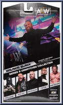 Malakai Black from AEW - Unmatched - Series  8 manufactured by Jazwares [Back]