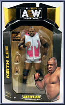 Keith Lee (White Jacket) (Rare Edition) from AEW - Unrivaled - Series 14 manufactured by Jazwares [Front]