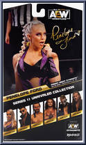 Penelope Ford from AEW - Unrivaled - Series 11 manufactured by Jazwares [Back]