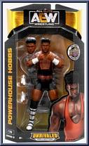Powerhouse Hobbs from AEW - Unrivaled - Series  9 manufactured by Jazwares [Front]