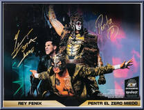 Rey Fenix / Penta El Zero Miedo from AEW - Unrivaled - Tag Team Packs manufactured by Jazwares [Back]