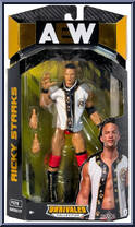 Ricky Starks from AEW - Unrivaled - Series 17 manufactured by Jazwares [Front]