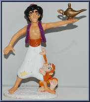 Aladdin & Abu from Aladdin - Collectible Figures manufactured by Mattel [Loose]