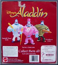 Genie (Baseball Player) from Aladdin - Basic Series manufactured by Mattel [Back]