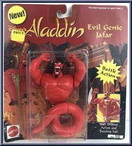 Evil Genie Jafar from Aladdin - Basic Series manufactured by Mattel [Front]