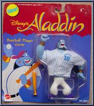 Genie (Baseball Player) from Aladdin - Basic Series manufactured by Mattel [Front]