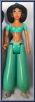 Jasmine & Rajah from Aladdin - Basic Series manufactured by Mattel [Loose]