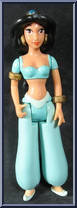 Jasmine & Rajah from Aladdin - Basic Series manufactured by Mattel [Loose]