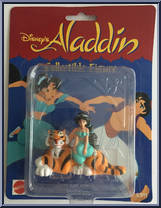 Jasmine & Rajah from Aladdin - Collectible Figures manufactured by Mattel [Front]