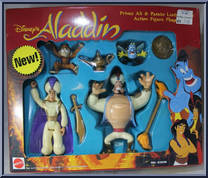 Prince Ali & Parade Leader Genie from Aladdin - Playsets manufactured by Mattel [Front]
