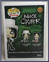 Alice Cooper (Top Hat) from Alice Cooper - Pop! Vinyl Figures manufactured by Funko [Back]