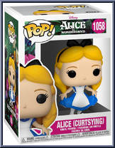 Alice (Curtsying) from Alice in Wonderland - Pop! Vinyl Figures manufactured by Funko [Front]