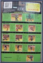 Snake Alien from Aliens - Series 4 manufactured by Kenner [Back]
