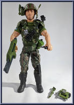 Corporal Hicks vs Alien from Aliens - Large Figures manufactured by Kenner [Loose]
