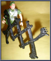 O'Malley vs Queen Face Hugger from Aliens - Aliens vs. Marine manufactured by Kenner [O'Malley]