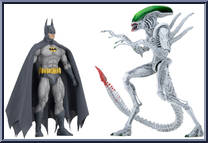Batman vs Alien from Aliens - Exclusives manufactured by Neca [Loose]