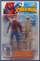 Spider-Man (Quick Change) from Amazing Spider-Man - Series 4 manufactured by Toy Biz [Front]