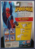 Venom (Symbiote Blast) from Amazing Spider-Man - Series 1 manufactured by Toy Biz [Back]