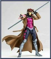 Gambit from Amazing Yamaguchi Revoltech - Marvel manufactured by Kaiyodo [Loose]