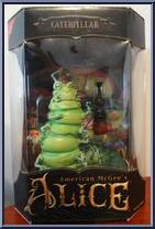 Caterpillar (Flatter green, Striped tail) from American McGee's Alice - Series 1 manufactured by Milo's Workshop [Front]
