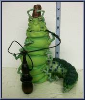 Caterpillar (Flatter green, Striped tail) from American McGee's Alice - Series 1 manufactured by Milo's Workshop [Loose]
