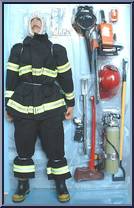 Urban Firefighter from America's Finest - Deluxe Boxed Figures manufactured by 21st Century Toys [Front]