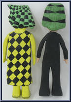 Mark Beyer's Amy + Jordan Figure Set from Amy + Jordan - Basic Series manufactured by Dark Horse Comics [Loose]