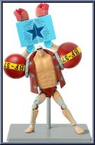 Franky from Anime Heroes - One Piece manufactured by Bandai [Loose]