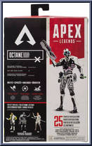 Octane (Arachnoid Rush Legendary Skin) from Apex Legends - Basic Series manufactured by Jakks Pacific [Back]