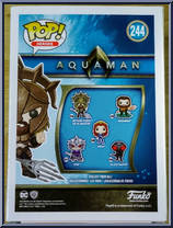 Arthur Curry (Gladiator) from Aquaman - Pop! Vinyl Figures manufactured by Funko [Back]