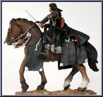 Aragorn in Gondorian Armor on Horse from Armies of Middle Earth - Warriors and Battle Beasts - Wave 4 manufactured by Play Along [Loose]