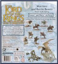 Eowyn and Merry on Horse from Armies of Middle Earth - Warriors and Battle Beasts - Wave 4 manufactured by Play Along [Back]