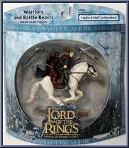 Legolas & Gimli on Horseback from Armies of Middle Earth - Warriors and Battle Beasts - Wave 6 manufactured by Play Along [Front]