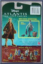 Milo Thatch from Atlantis - Lost Empire - 4" Figures manufactured by Mattel [Back]