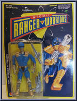 Blue Warrior from Atomic Ranger Warriors - 6" Scale - Carded manufactured by Lanard Toys [Front]