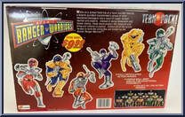 Team Pack (Vac-Metallized) from Atomic Ranger Warriors - 6" Scale - Multi-Packs manufactured by Lanard Toys [Back]